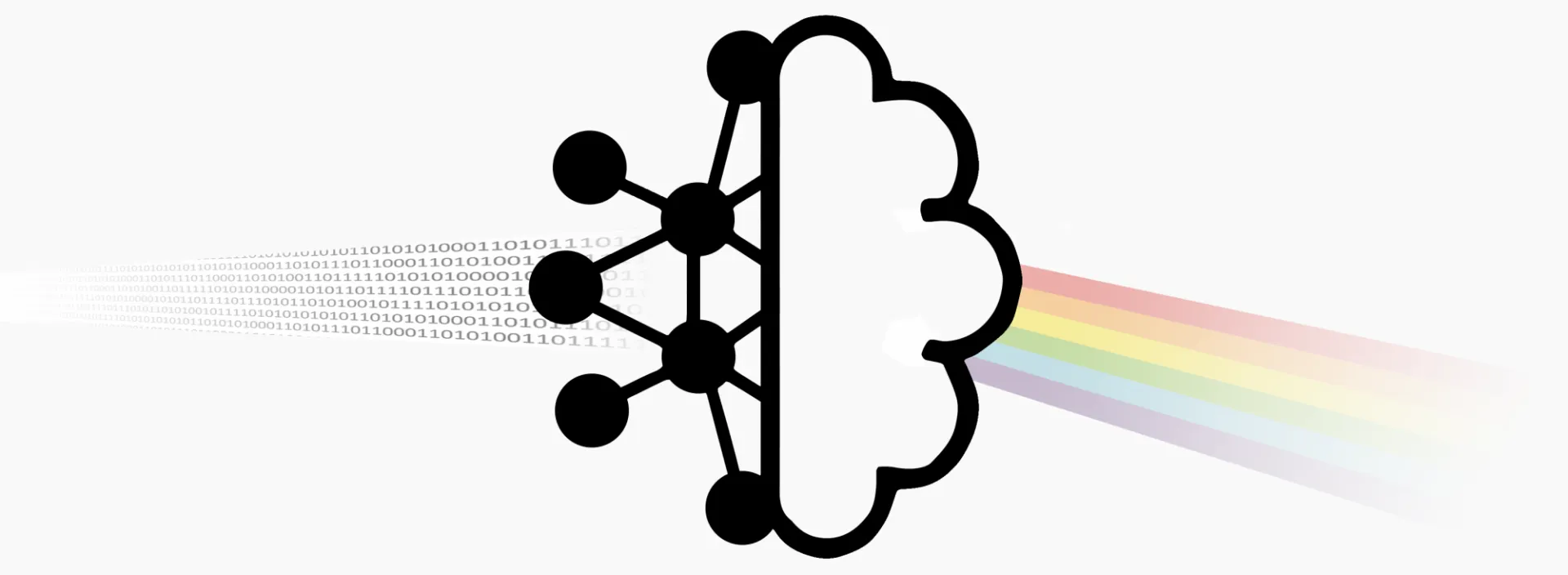  combined image of an artificial neural network and a human brain