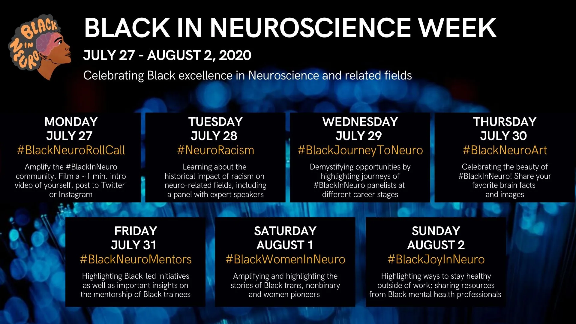 black in neuroscience week promotional image