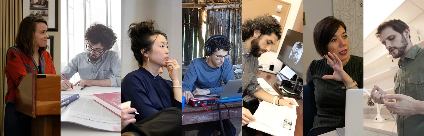 image of scholars participating in academic activies
